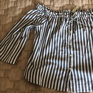 NWT Madewell Off-the-Shoulder